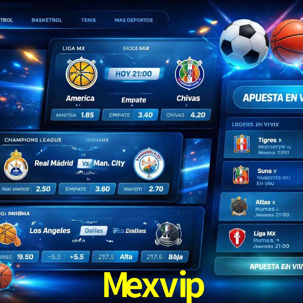 Mercados de apuestas deportivas Mexvip para jugadores en México