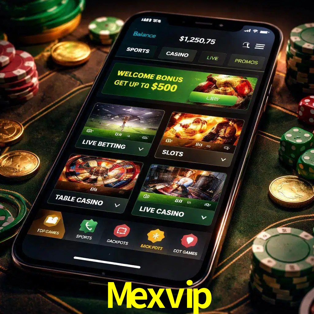 Diseño de juegos móviles Mexvip para usuarios en México